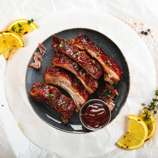 Fully Cooked BBQ Pork Back Ribs 415g