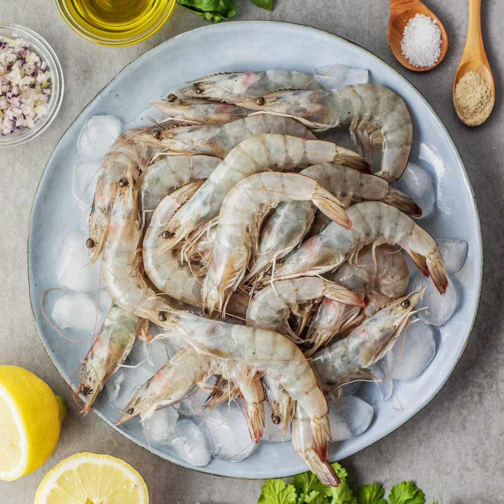 Pacific White Whole Shrimp 4lb